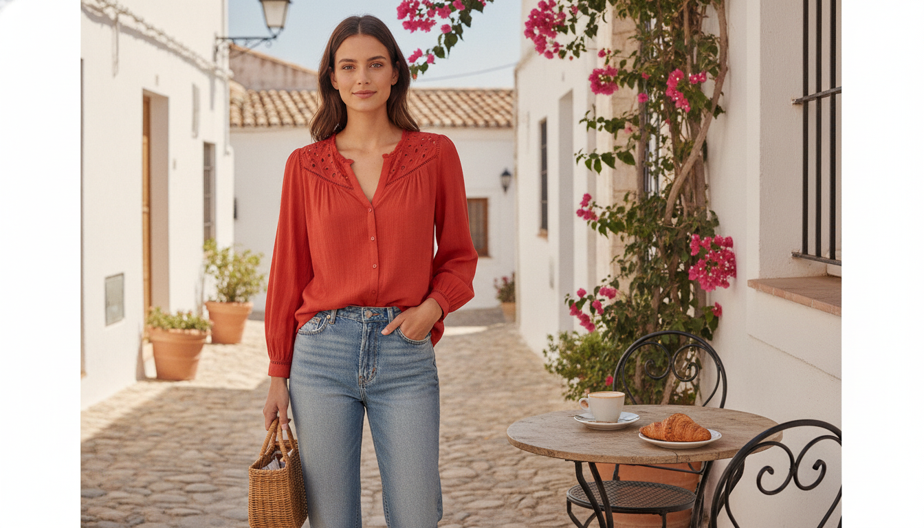 Pepe Jeans Carina Blouse: Romantic Details, Easy Looks