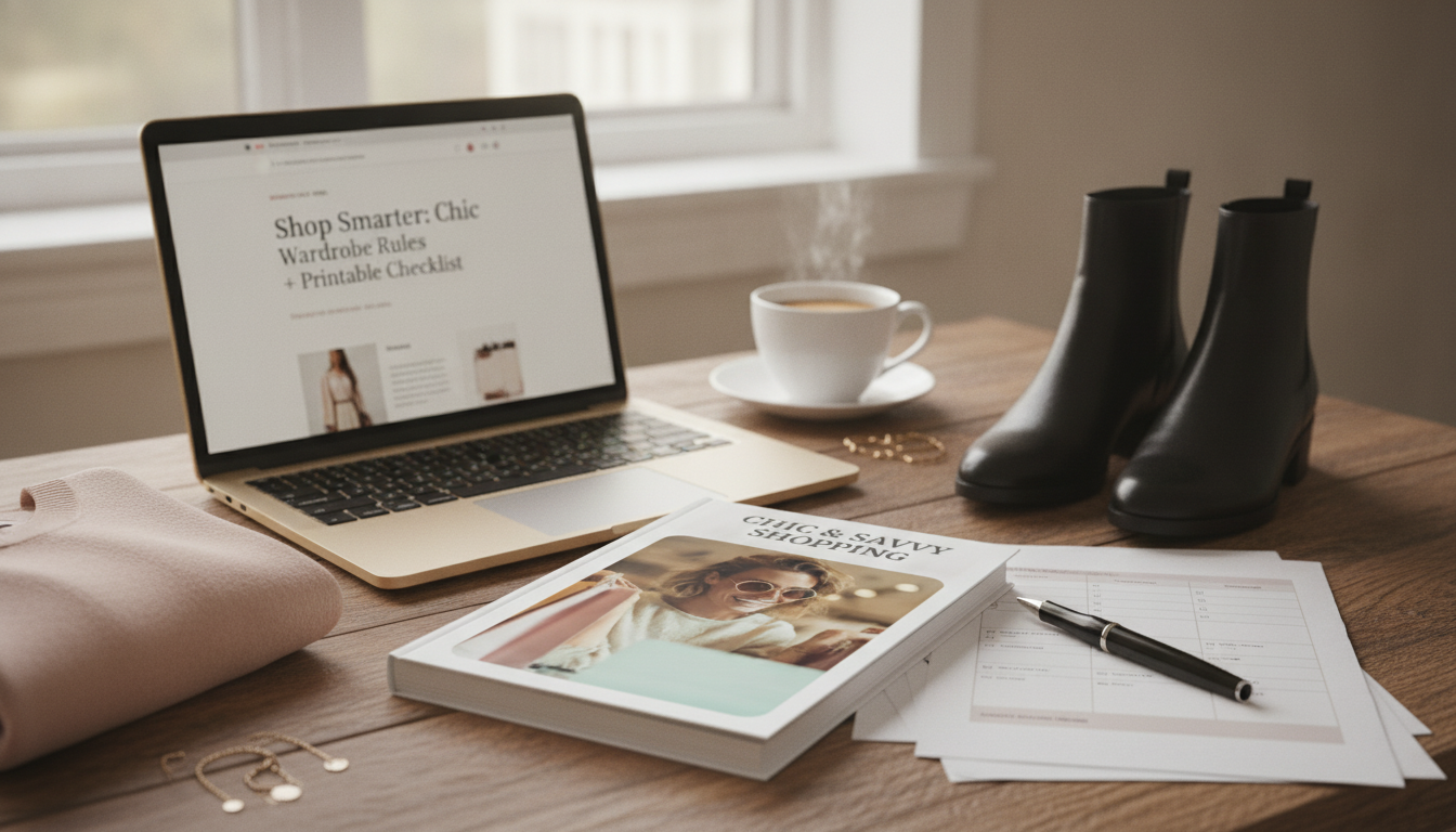 Shop Smarter: Chic Wardrobe Rules + Printable Checklist