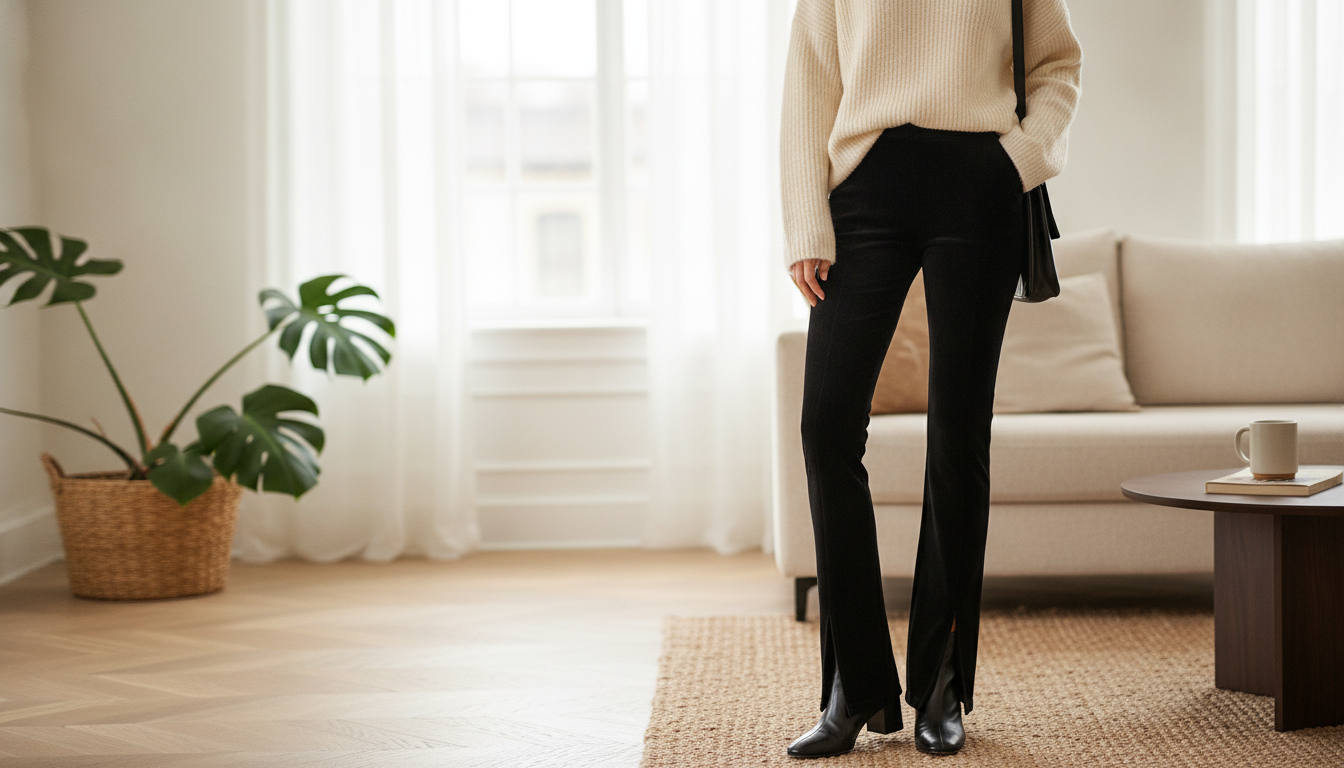 Slim Knitted Velvet Trousers: Fit, Style & Care Guide